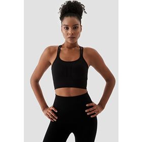 Superstacy SS-3209 Kate Dikişsiz Siyah Spor Bralet
