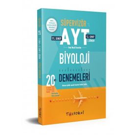 Süpervizör Nisan 2020 Ayt Biyoloji 20 Deneme Sınavı-Testokul Yayınları