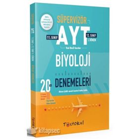Süpervizör Nisan 2020 Ayt Biyoloji 20 Deneme Sınavı-Testokul Yayınları