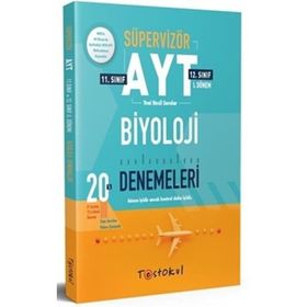 Süpervizör Nisan 2020 Ayt Biyoloji 20 Deneme Sınavı-Testokul Yayınları