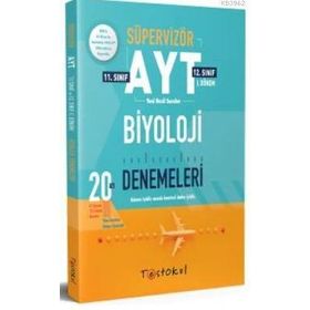 Süpervizör Nisan 2020 Ayt Biyoloji 20 Deneme Sınavı-Testokul Yayınları