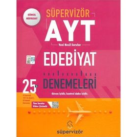 Süpervizör Yayınları Ayt Edebiyat 25 Deneme