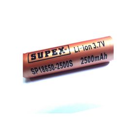 Supex 16340-800S 3.7V 800MA Şarjlı Li-On Pil Uçlu Kafa Pil