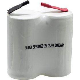 Supex 3.6 Volt 2000 mAh 3'lü Yanyana Şarjlı Süpürge Pili