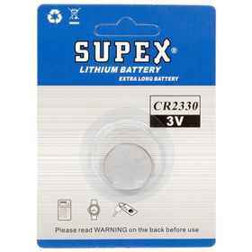 Supex CR2330 3 Volt Tekli Lityum Pil