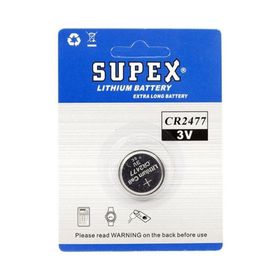 Supex CR2477 3 Volt Tekli Lityum Pil