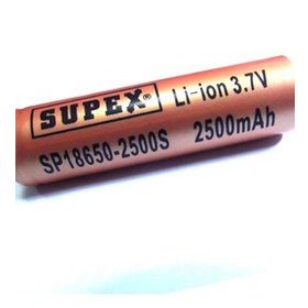 Supex ICR18500-1500MA 3.7V 10C Lityum İon Pil