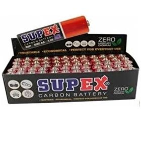 Supex R6 1.5 Volt Çinko Karbon AA Kalem Pil 60'lı Kalem Pil