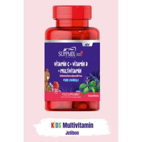 Suppmix Kids Vitamin C D Multivitamin 30 Çiğnenebilir Tablet