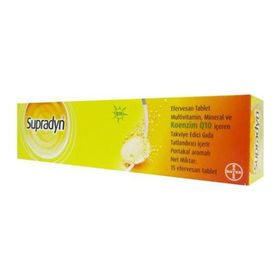 Supradyn Daily Koenzim Q10 İçeren 15 Efervesan Tablet