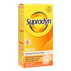 Supradyn Daily Koenzim Q10 İçeren 30 Efervesan Tablet