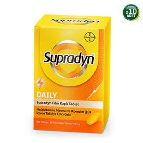 Supradyn Daily Koenzim Q10 İçeren 30 Tablet