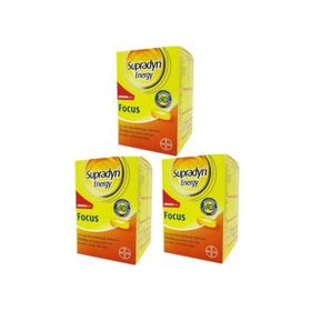 Supradyn Energy Focus Ginseng Multivitamin Mineral 3x30 Tablet
