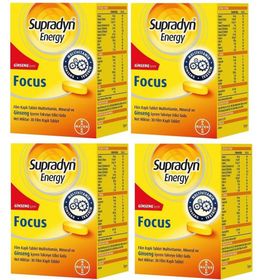 Supradyn Energy Focus Ginseng Multivitamin Mineral 4x30 Tablet