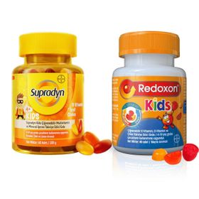 Supradyn Kids 60 Tablet + Redoxon Kids 60 Tablet