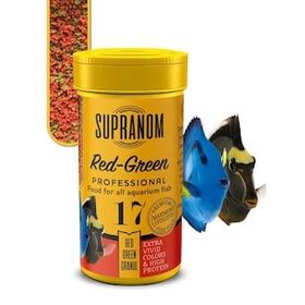 Supranom 17 Red Green Granul 100 ml Tuzlu ve Tatlı Su Balıkları İçin Yem