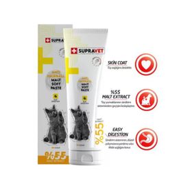 Supravet 30 gr Anti Hairball Kediler için Malt Macun