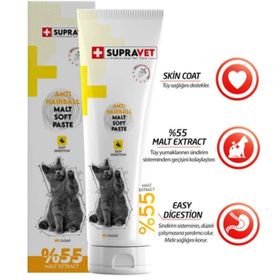 Supravet 30 gr Anti Hairball Kediler için Malt Macun