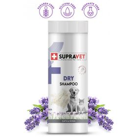 Supravet Dry Shampoo Lavanta Ozlu 150 ml Kedi Köpek Toz Şampuan