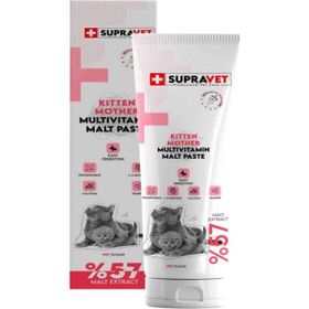 Supravet Yavru Kediler için Kalsiyum ve Taurinli Multi Vitamin 100 gr Kedi Macunu