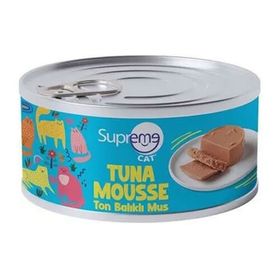 Supreme 85 gr Ton Balıklı Püre Yaş Kedi Mama