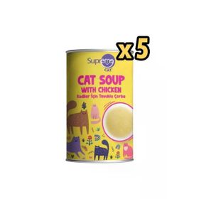 Supreme Cat 5x135 ML Tavuklu Kedi Çorbası