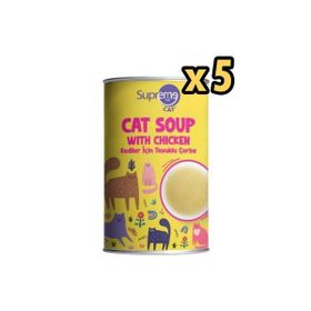 Supreme Cat 5x135 ML Tavuklu Kedi Çorbası