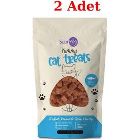 Supreme Cat Küp Şeklinde Somonlu 2x80 gr Kedi Ödül Maması