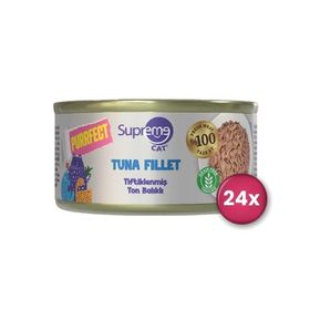 Supreme Cat Purrfect Tiftiklenmiş Ton Balıklı 70 gr Yetişkin Kedi Konservesi