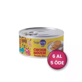 Supreme Cat Tavuklu Püre 6x85 gr Yetişkin Kedi Konservesi