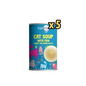 Supreme Cat Ton Balıklı 5x135 ml Kedi Çorbası