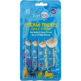 Supreme Crema Tavuk Etli ve Peynirli 4x14 gr Ek Besin ve Kedi Ödülü