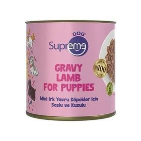 Supreme Soslu ve Kuzulu 200 gr Mini Irk Yavru Köpek Konservesi