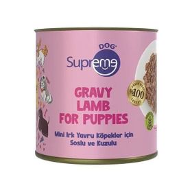 Supreme Soslu ve Kuzulu 200 gr Mini Irk Yavru Köpek Konservesi