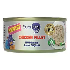 Supreme Tiftiklenmiş Tavuk Göğüs Etli 70 gr Kedi Maması