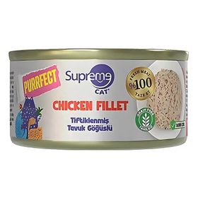 Supreme Tiftiklenmiş Tavuk Göğüs Etli 70 gr Kedi Maması