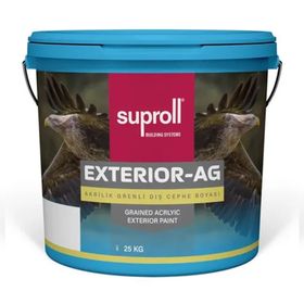 Suproll Extreior-Ag Tuğla 729 25 kg Akrilik Grenli Dış Cephe Boyası