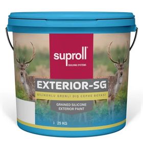 Suproll Extreior-Sg Avanos 340 25 kg Silikonlu Grenli Dış Cephe Boyası
