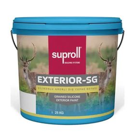 Suproll Extreior-Sg Duman Grisi 603 25 kg Silikonlu Grenli Dış Cephe Boyası