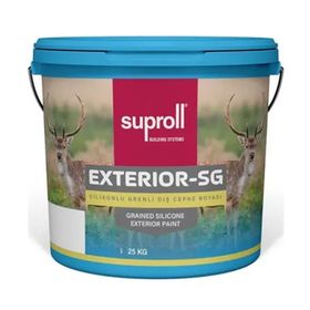 Suproll Extreior-Sg Fıstık Yeşili 038 25 kg Silikonlu Grenli Dış Cephe Boyası