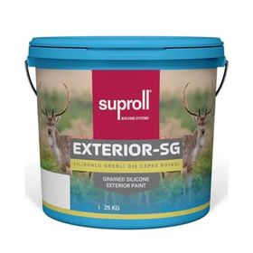 Suproll Extreior-Sg Kaya Tuzu 480 25 kg Silikonlu Grenli Dış Cephe Boyası