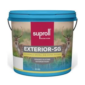 Suproll Extreior-Sg Petrol Mavisi 730 25 kg Silikonlu Grenli Dış Cephe Boyası