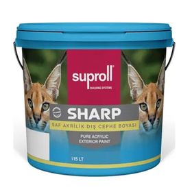 Suproll Sharp Avanos 340 15 lt Saf Akrilik Dış Cephe Boyası