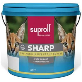 Suproll Sharp Ay Beyazı 709 15 lt Saf Akrilik Dış Cephe Boyası