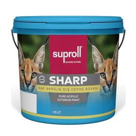 Suproll Sharp İmbat 896 15 lt Saf Akrilik Dış Cephe Boyası
