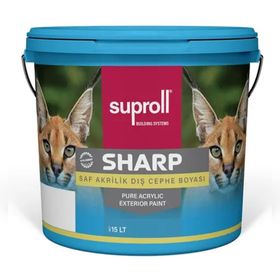 Suproll Sharp Kaya Tuzu 480 15 lt Saf Akrilik Dış Cephe Boyası