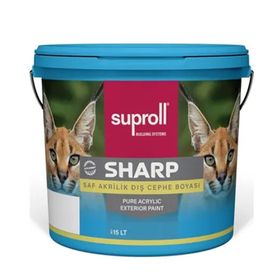Suproll Sharp Krem 022 15 lt Saf Akrilik Dış Cephe Boyası