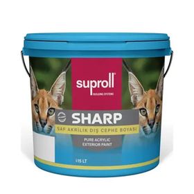 Suproll Sharp Tatlı Sarı 312 15 lt Saf Akrilik Dış Cephe Boyası
