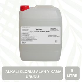 Supta 5 lt Profesyonel Alkali Klorlu Köpüklü Alan Yıkama Maddesi