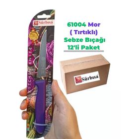 Sürbisa 61004 12 Adet Mor Sebze Bıçağı
